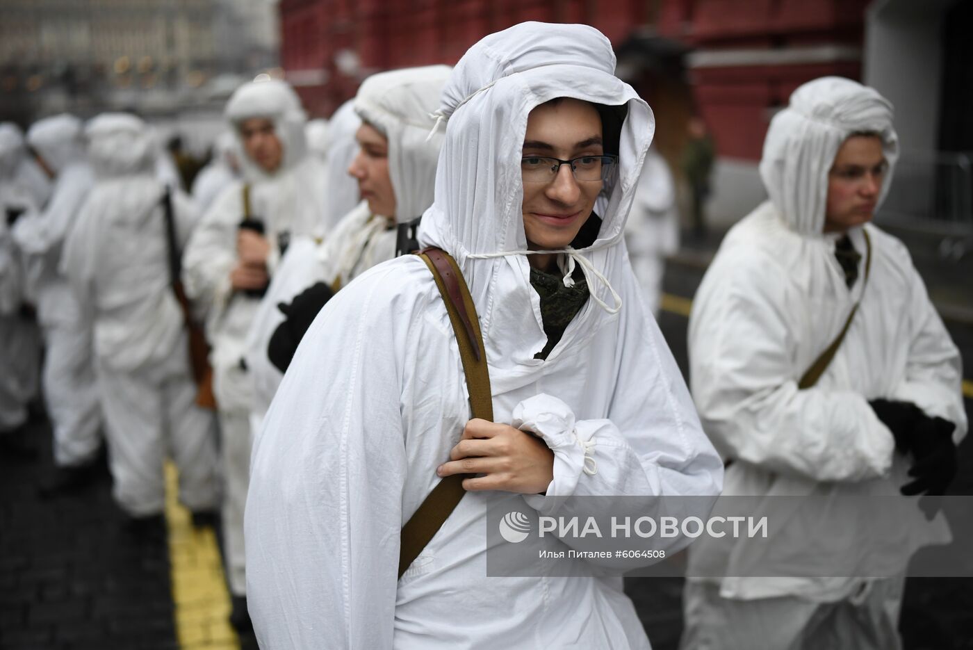 Генеральная репетиция марша, посвященного 78-й годовщине военного парада 1941 года