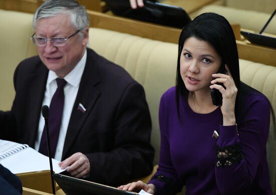 Пленарное заседание Государственной Думы РФ