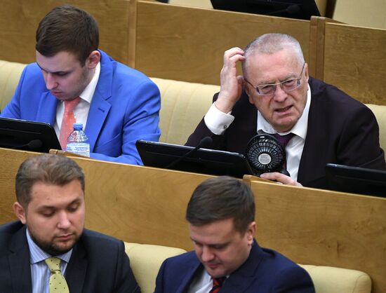 Пленарное заседание Государственной Думы РФ