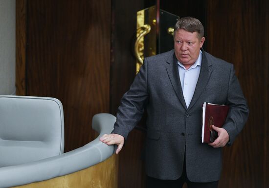 Пленарное заседание Государственной Думы РФ