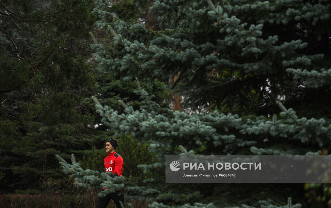 Футбол. Лига чемпионов. Тренировка ФК "Локомотив"