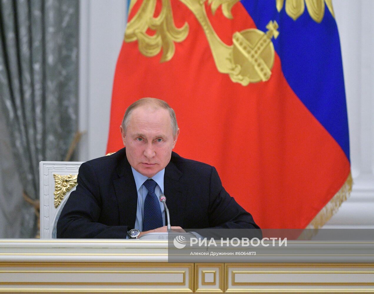 Президент РФ В. Путин провел заседание Совета по русскому языку