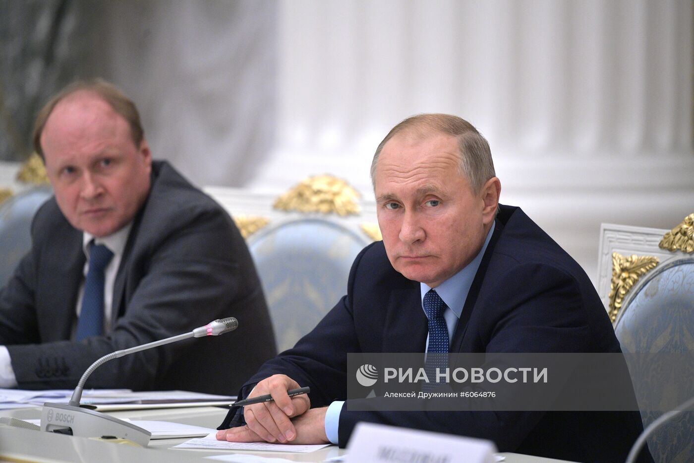 Президент РФ В. Путин провел заседание Совета по русскому языку