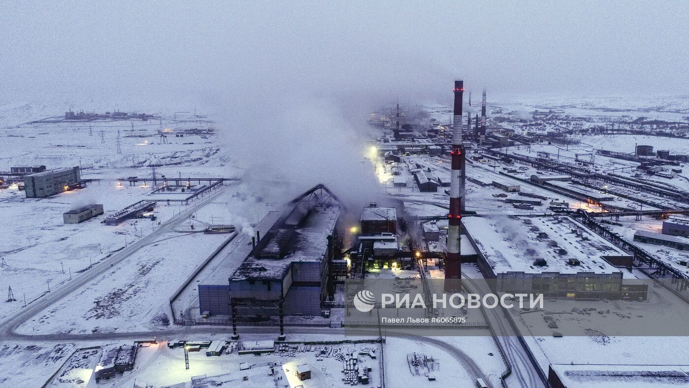 "Кольская ГМК" в Мончегорске