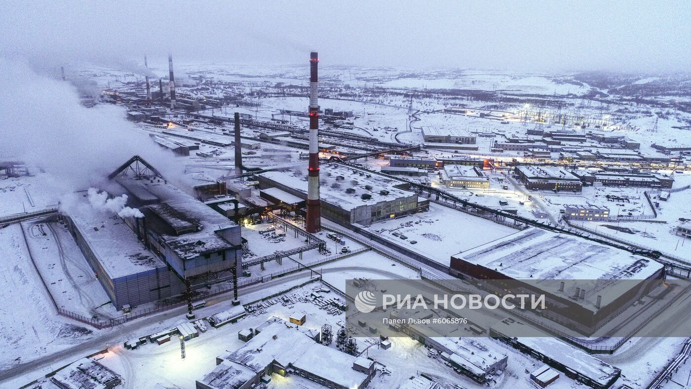 "Кольская ГМК" в Мончегорске