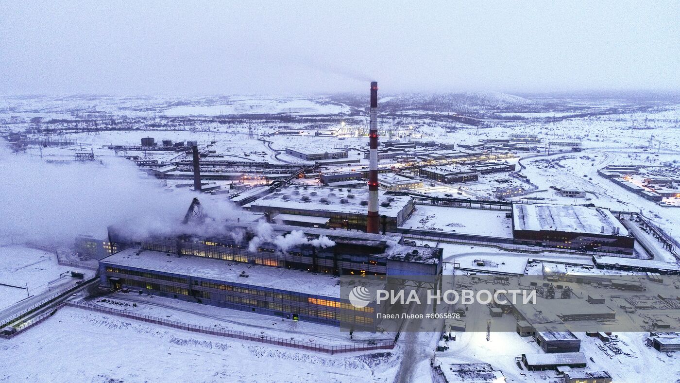 "Кольская ГМК" в Мончегорске