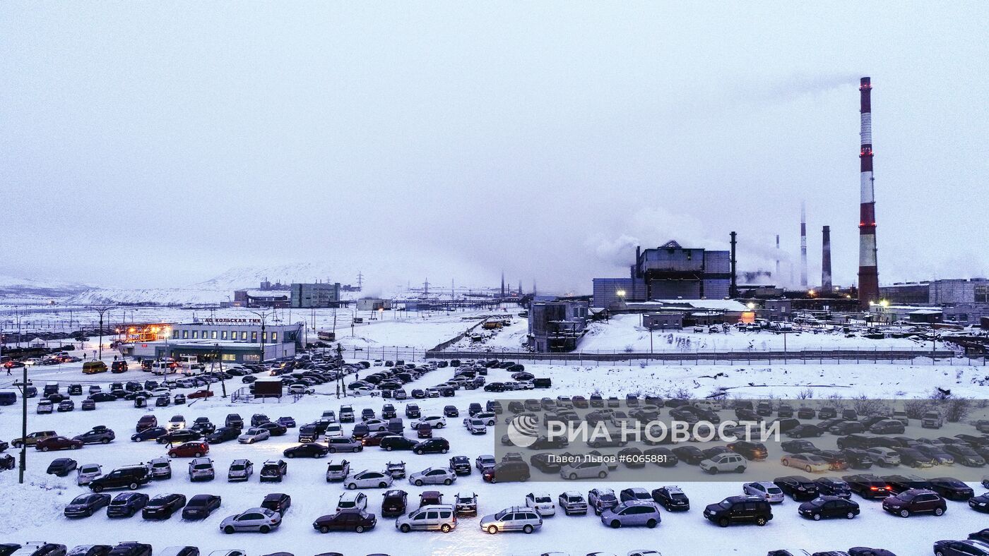 "Кольская ГМК" в Мончегорске