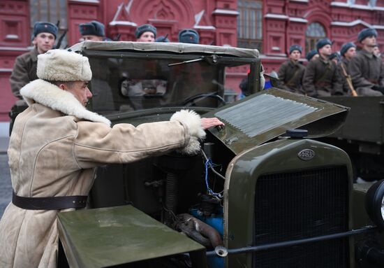 Марш, приуроченный к 78-й годовщине парада 1941 года