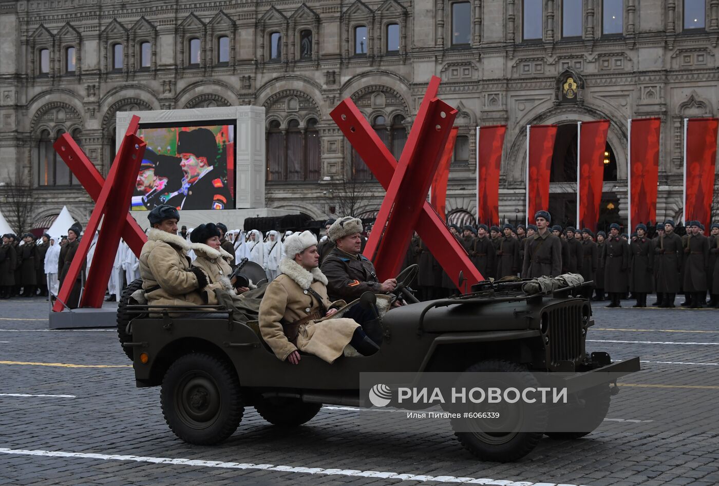 Марш, приуроченный к 78-й годовщине парада 1941 года