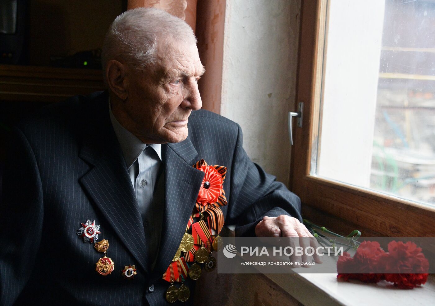 Ветеран Великой Отечественной войны В. А. Плетнев