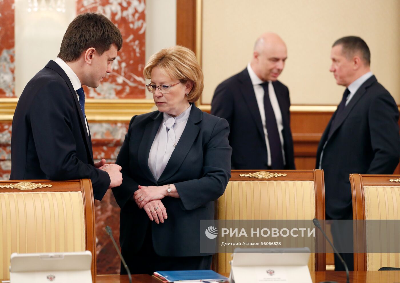 Премьер-министр РФ Д. Медведев провел заседание правительства РФ