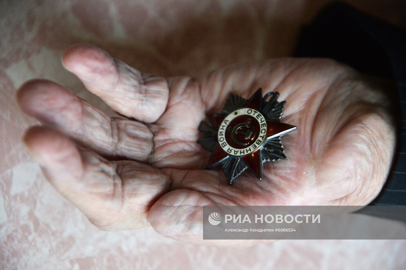 Ветеран Великой Отечественной войны В. А. Плетнев