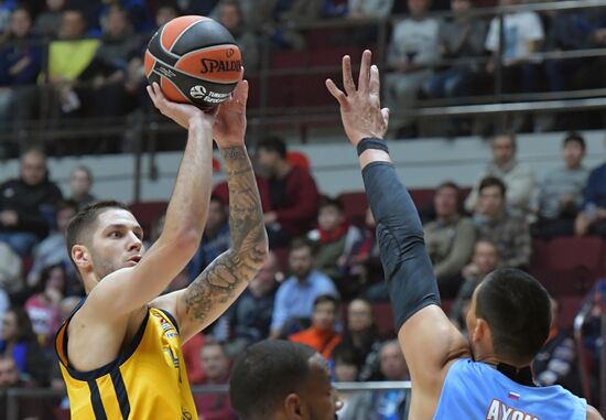 Баскетбол. Евролига. Матч "Зенит" -" Химки"