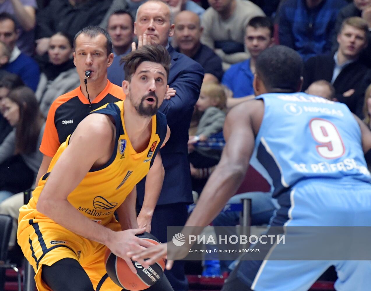 Баскетбол. Евролига. Матч "Зенит" -" Химки"