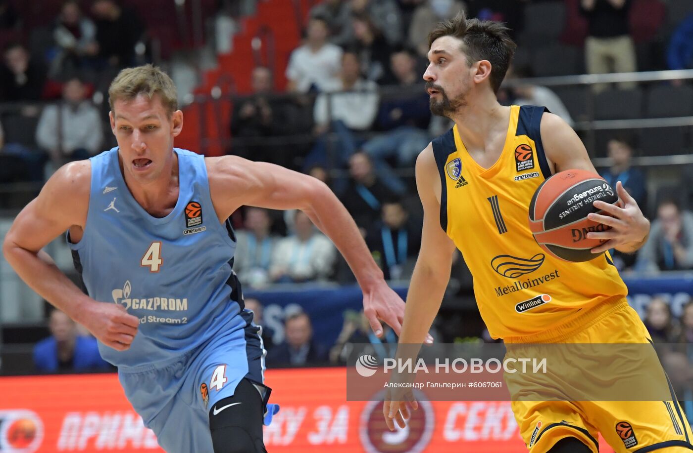 Баскетбол. Евролига. Матч "Зенит" -" Химки"