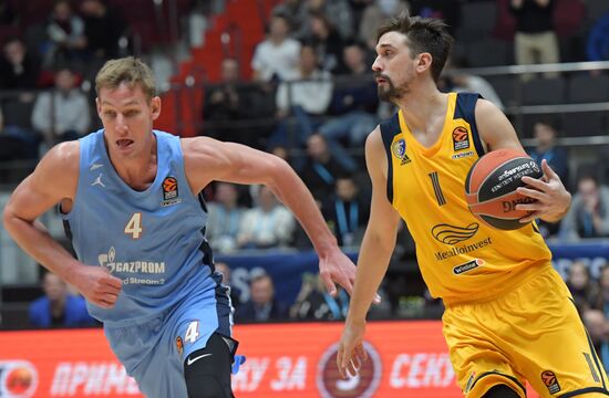 Баскетбол. Евролига. Матч "Зенит" -" Химки"