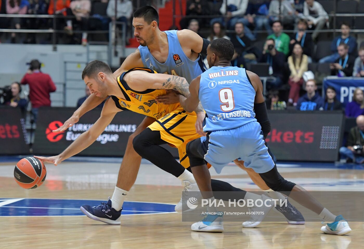 Баскетбол. Евролига. Матч "Зенит" -" Химки"