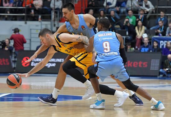 Баскетбол. Евролига. Матч "Зенит" -" Химки"