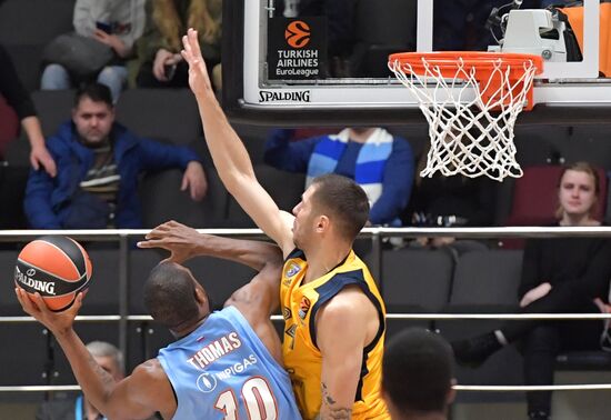 Баскетбол. Евролига. Матч "Зенит" -" Химки"