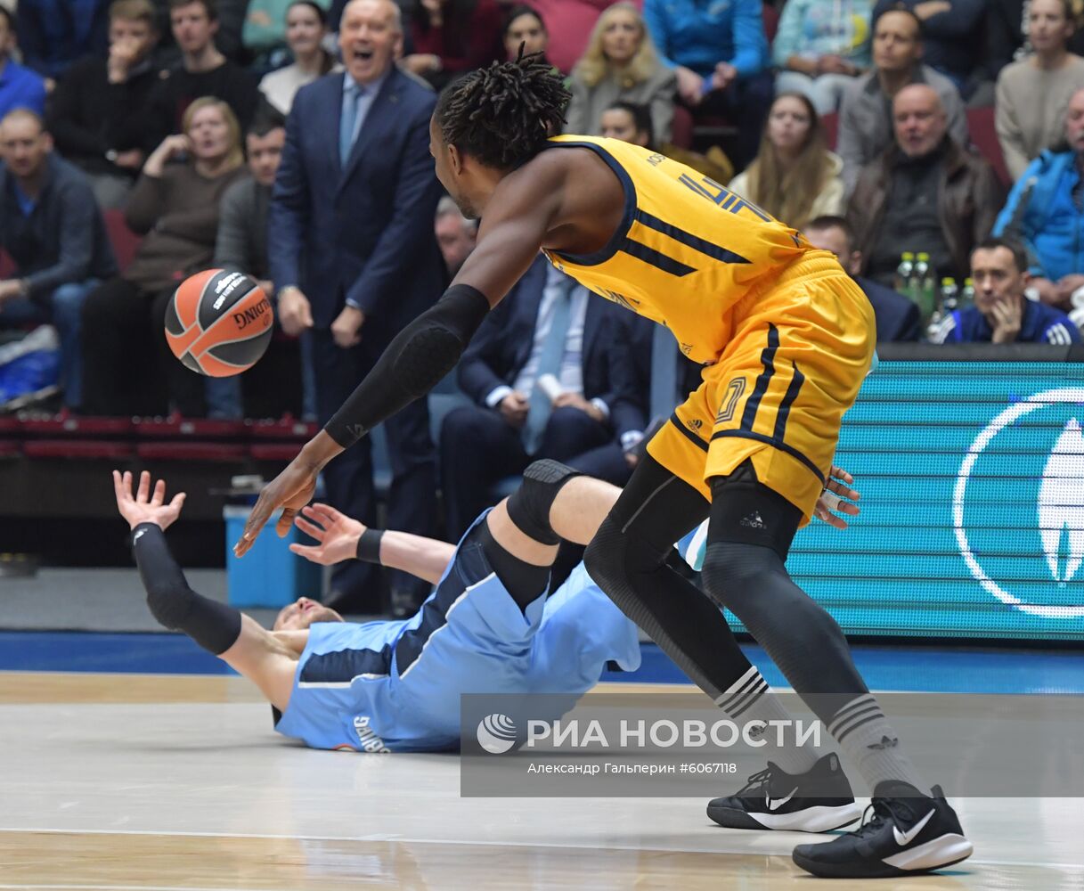 Баскетбол. Евролига. Матч "Зенит" -" Химки"