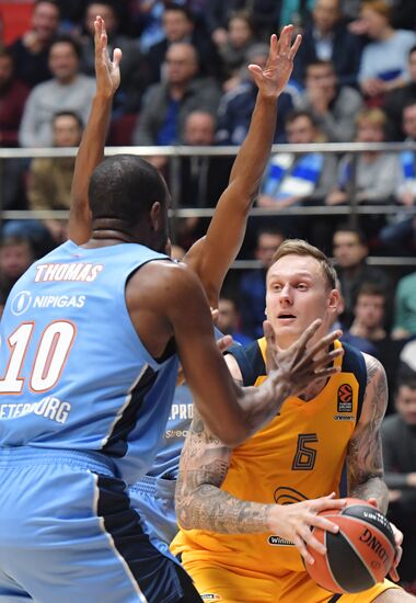 Баскетбол. Евролига. Матч "Зенит" -" Химки"