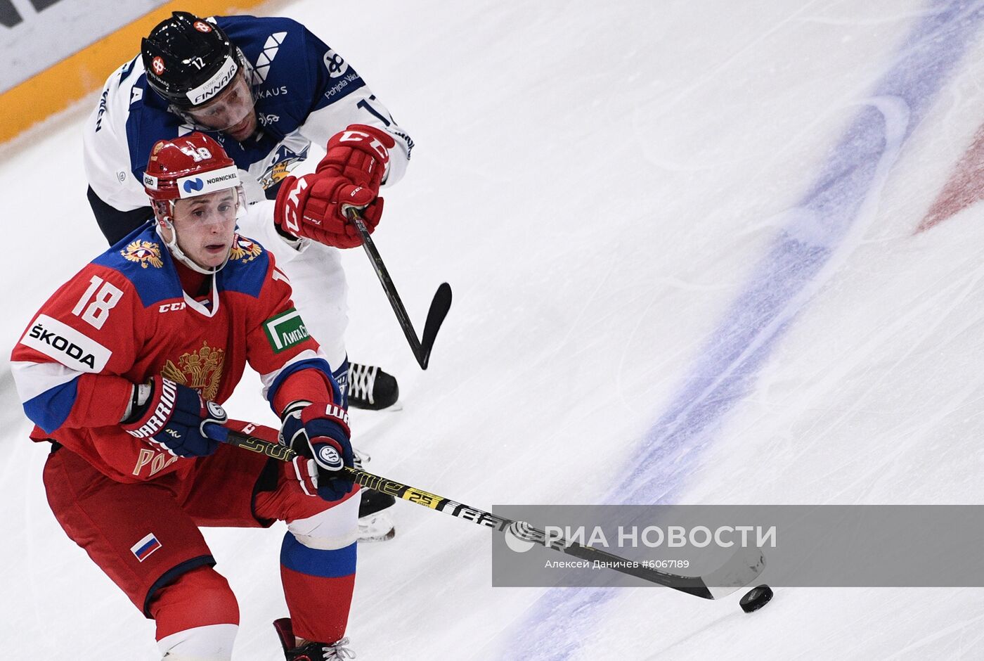 Хоккей. Кубок Карьяла. Матч Россия - Финляндия