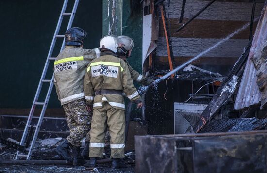 Три взрыва прогремели в кафе в Бишкеке