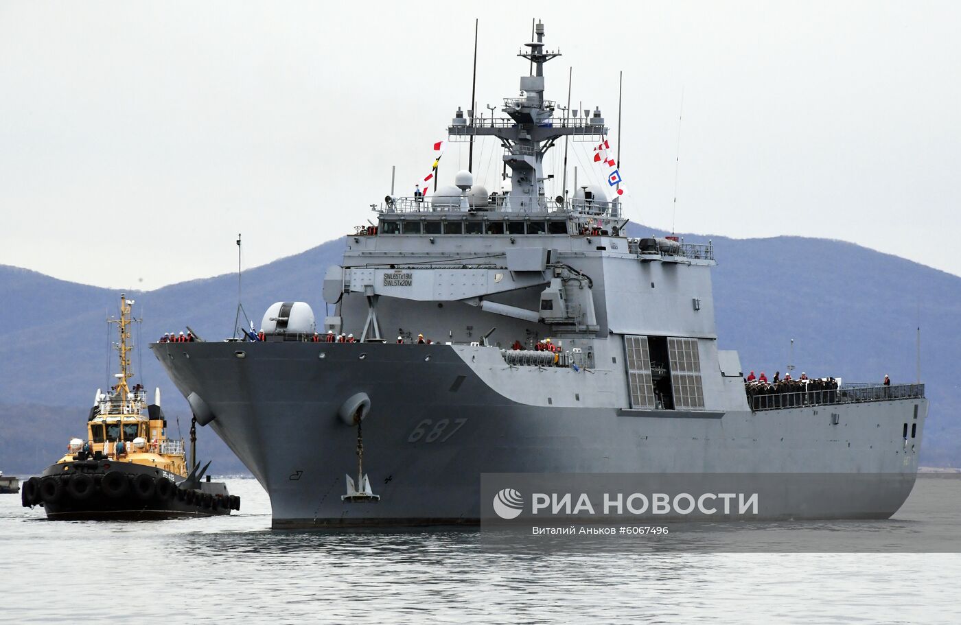 Боевые корабли Республики Корея прибыли во Владивосток с деловым визитом