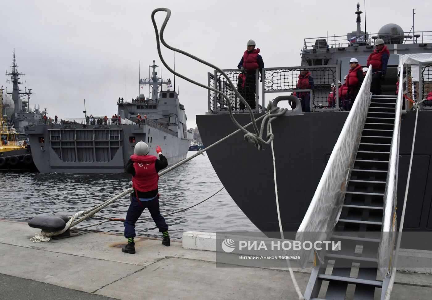 Боевые корабли Республики Корея прибыли во Владивосток с деловым визитом