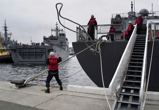 Боевые корабли Республики Корея прибыли во Владивосток с деловым визитом