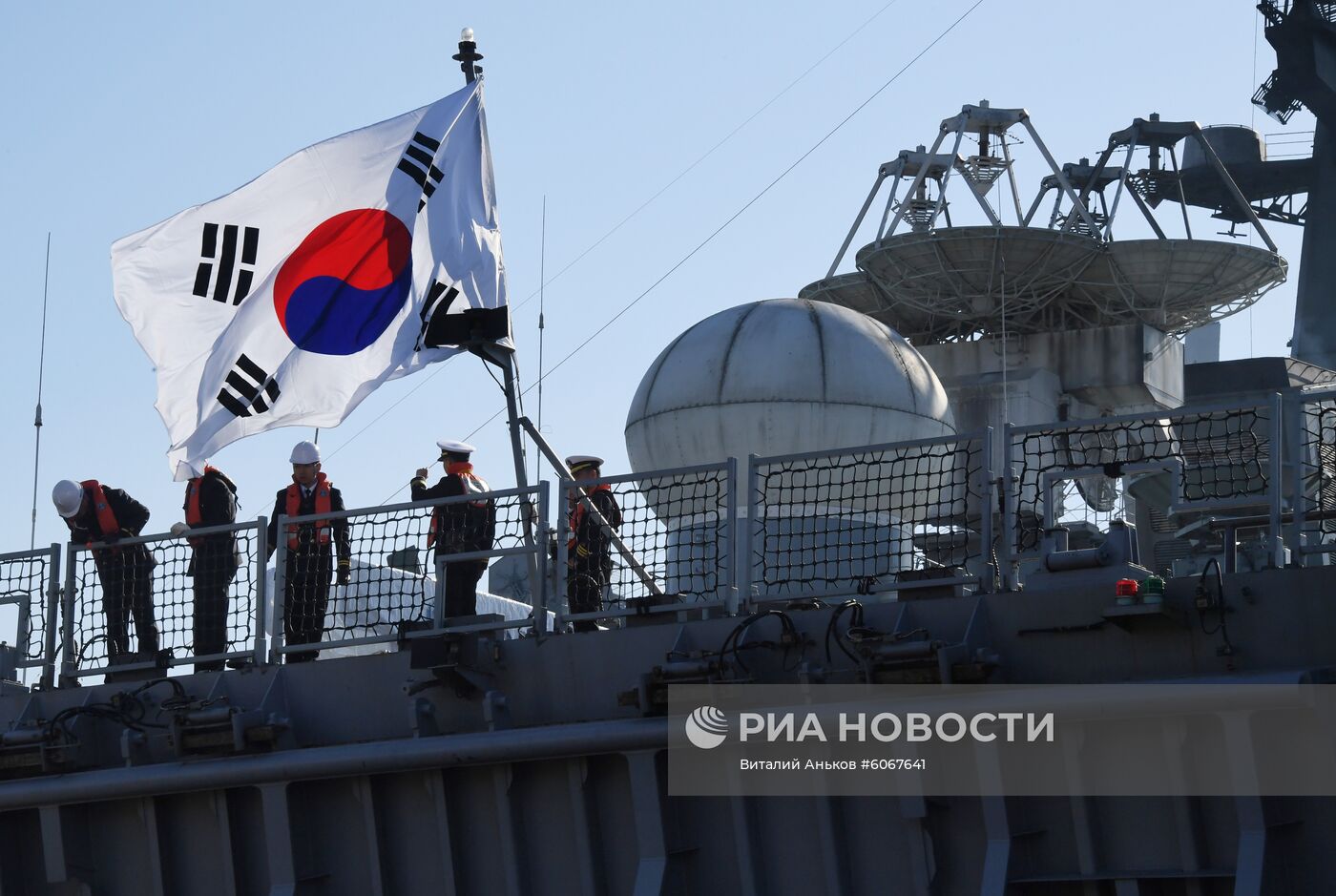 Боевые корабли Республики Корея прибыли во Владивосток с деловым визитом