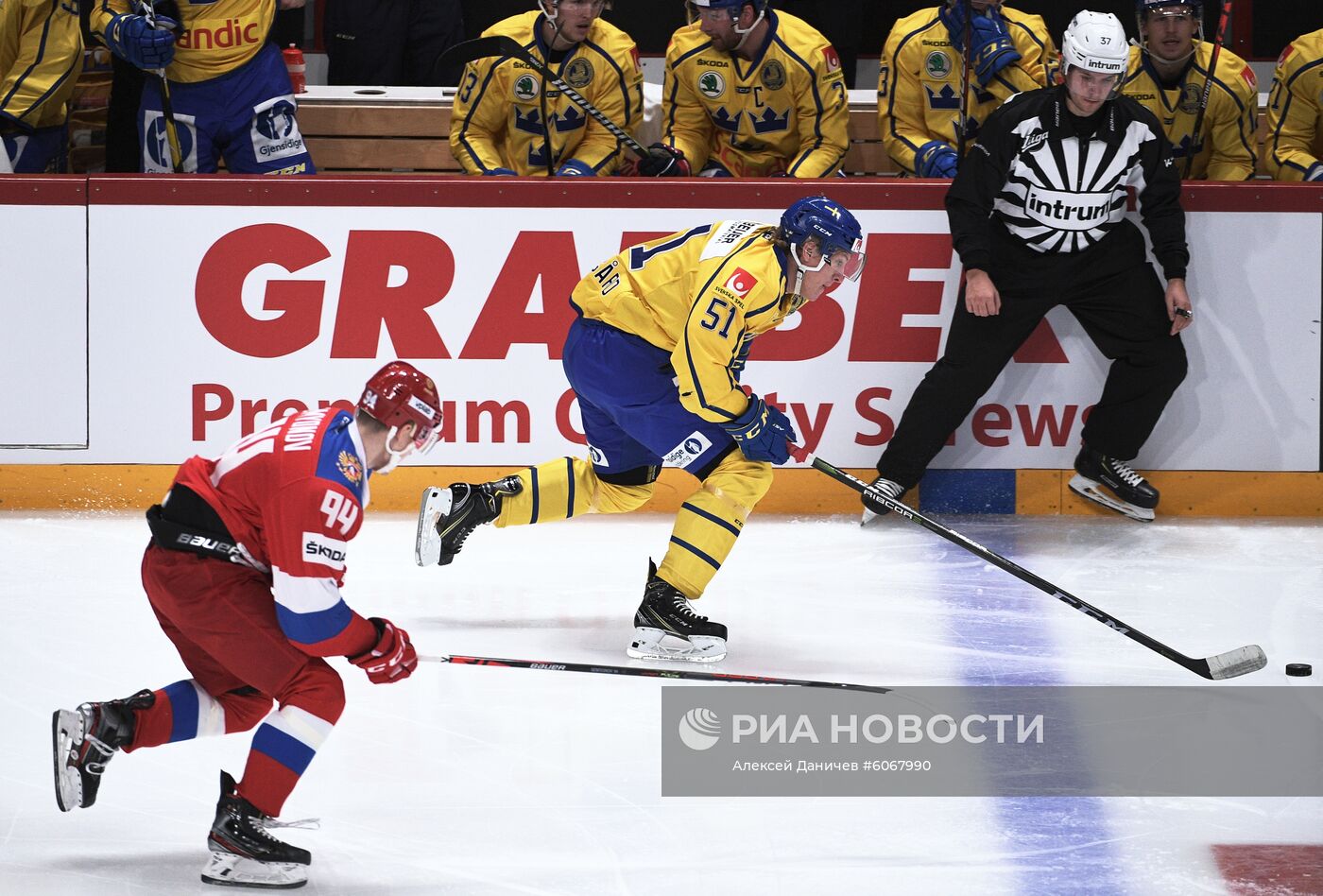 Хоккей. Кубок Карьяла. Матч Швеция – Россия