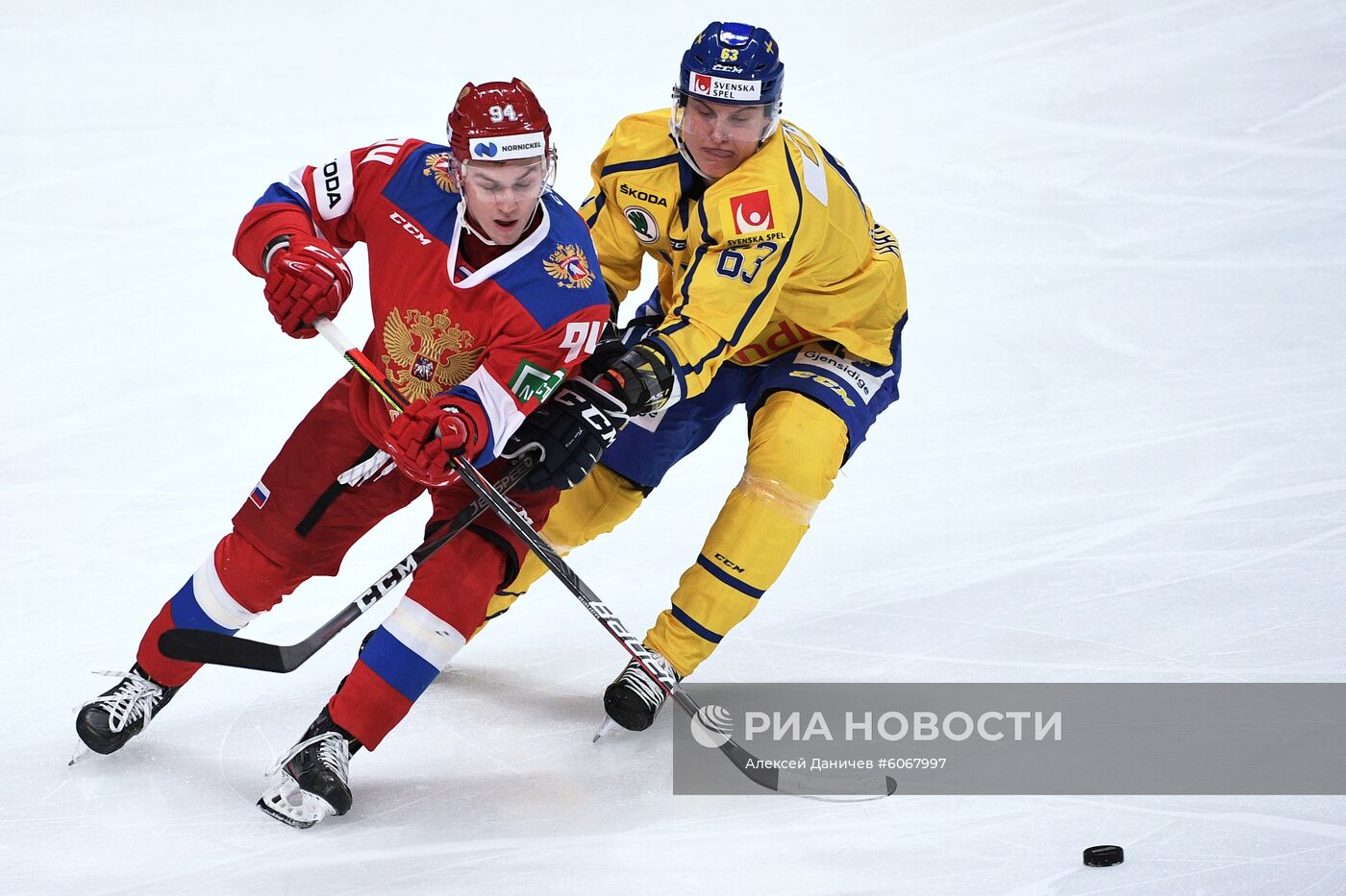 Хоккей. Кубок Карьяла. Матч Швеция – Россия