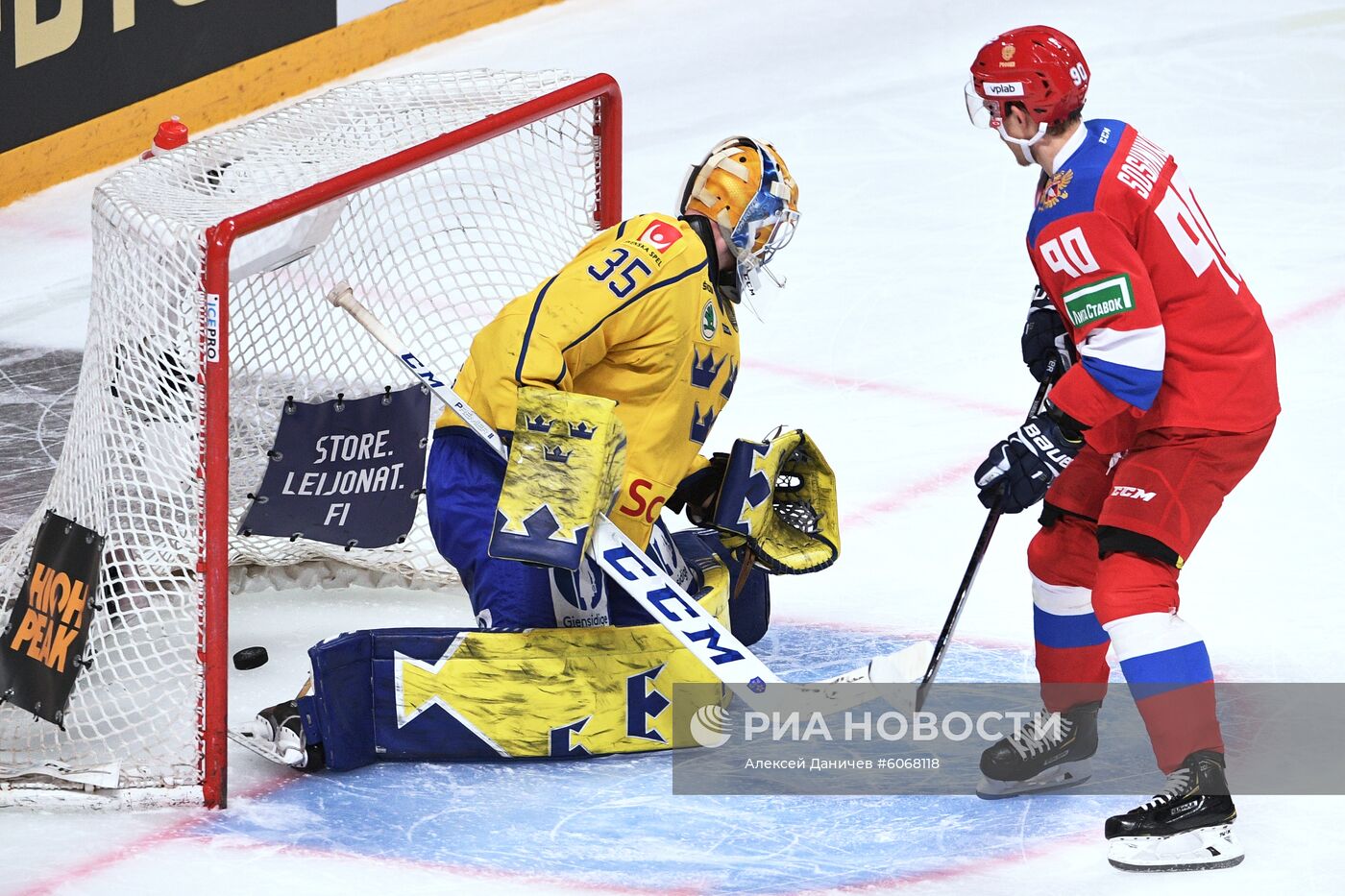 Хоккей. Кубок Карьяла. Матч Швеция – Россия