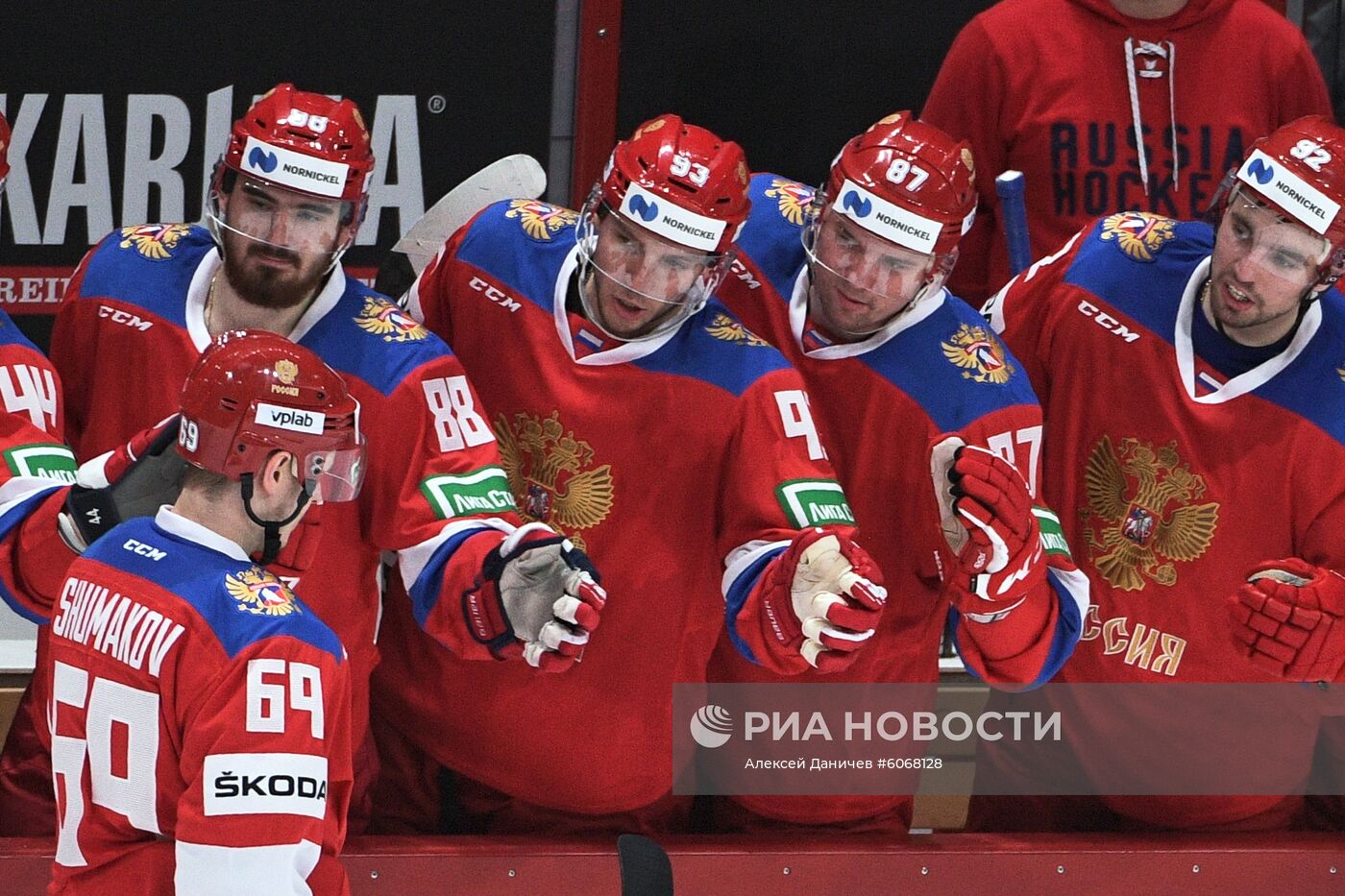 Хоккей. Кубок Карьяла. Матч Швеция – Россия