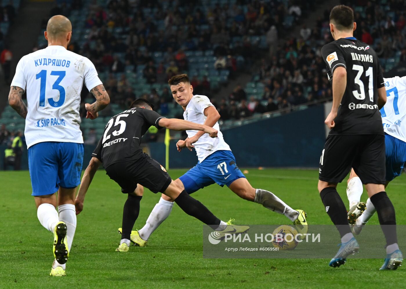 Футбол. РПЛ. Матч "Сочи" - ЦСКА