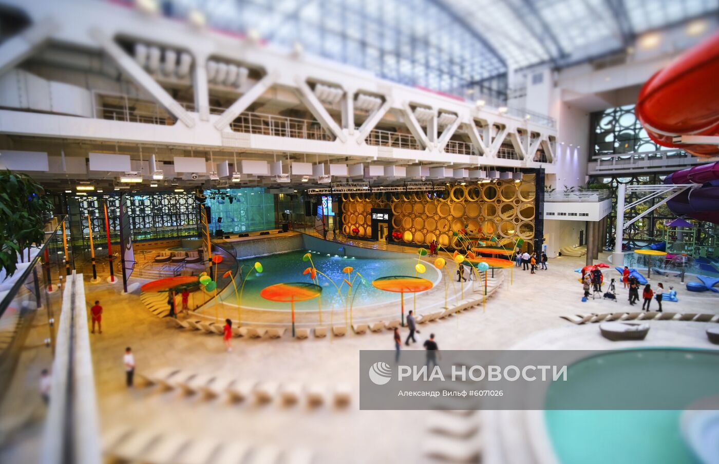 Дворец водных видов спорта в "Лужниках"