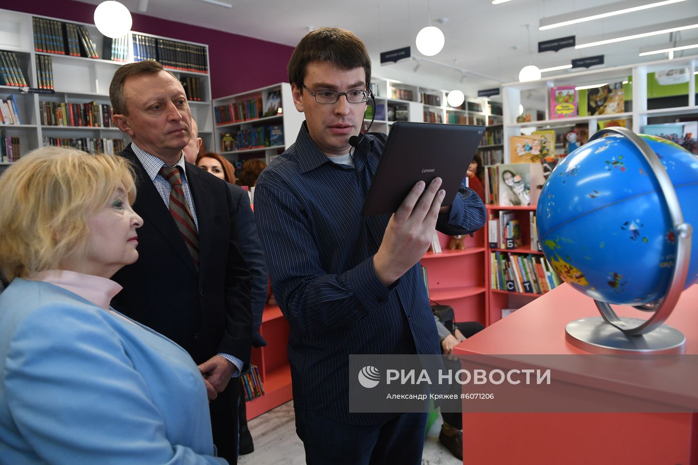 Открытие модернизированной библиотеки в Новосибирской области