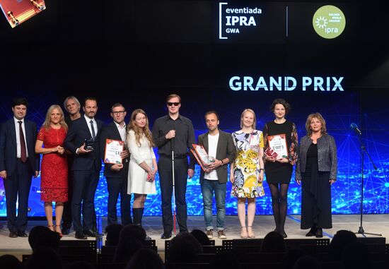 Награждение лауреатов международной премии Eventiada IPRA Golden World Awards 2019