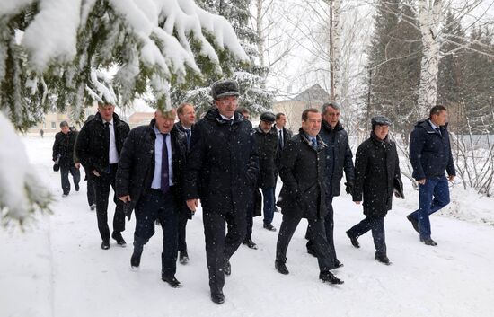 Рабочая поездка премьер-министра РФ Д. Медведева в Сибирский федеральный округ