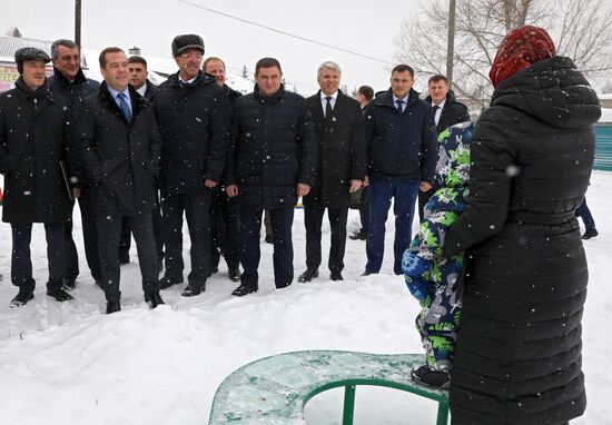 Рабочая поездка премьер-министра РФ Д. Медведева в Сибирский федеральный округ