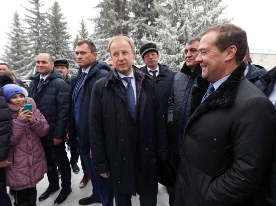 Рабочая поездка премьер-министра РФ Д. Медведева в Сибирский федеральный округ