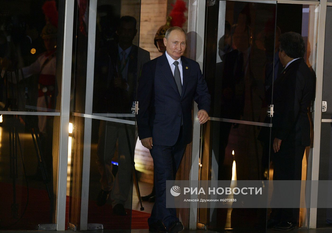 Рабочий визит президента РФ В. Путина в Бразилию для участия саммите БРИКС