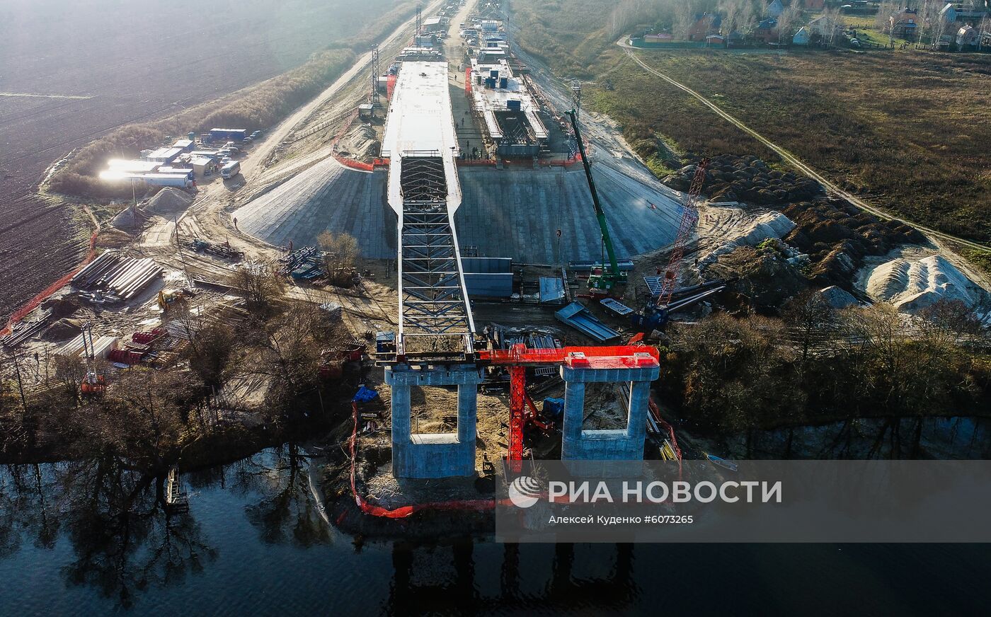 Строительство четвертого пускового комплекса ЦКАД