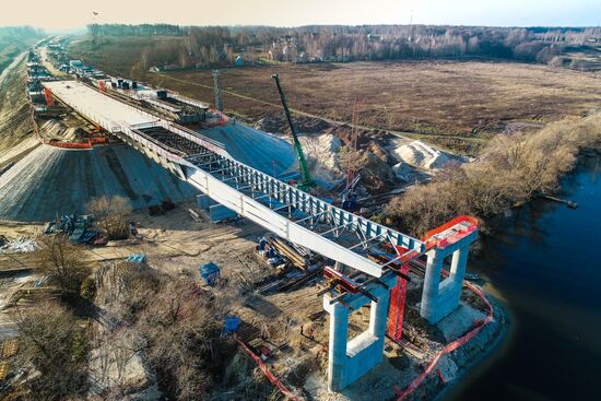 Строительство четвертого пускового комплекса ЦКАД