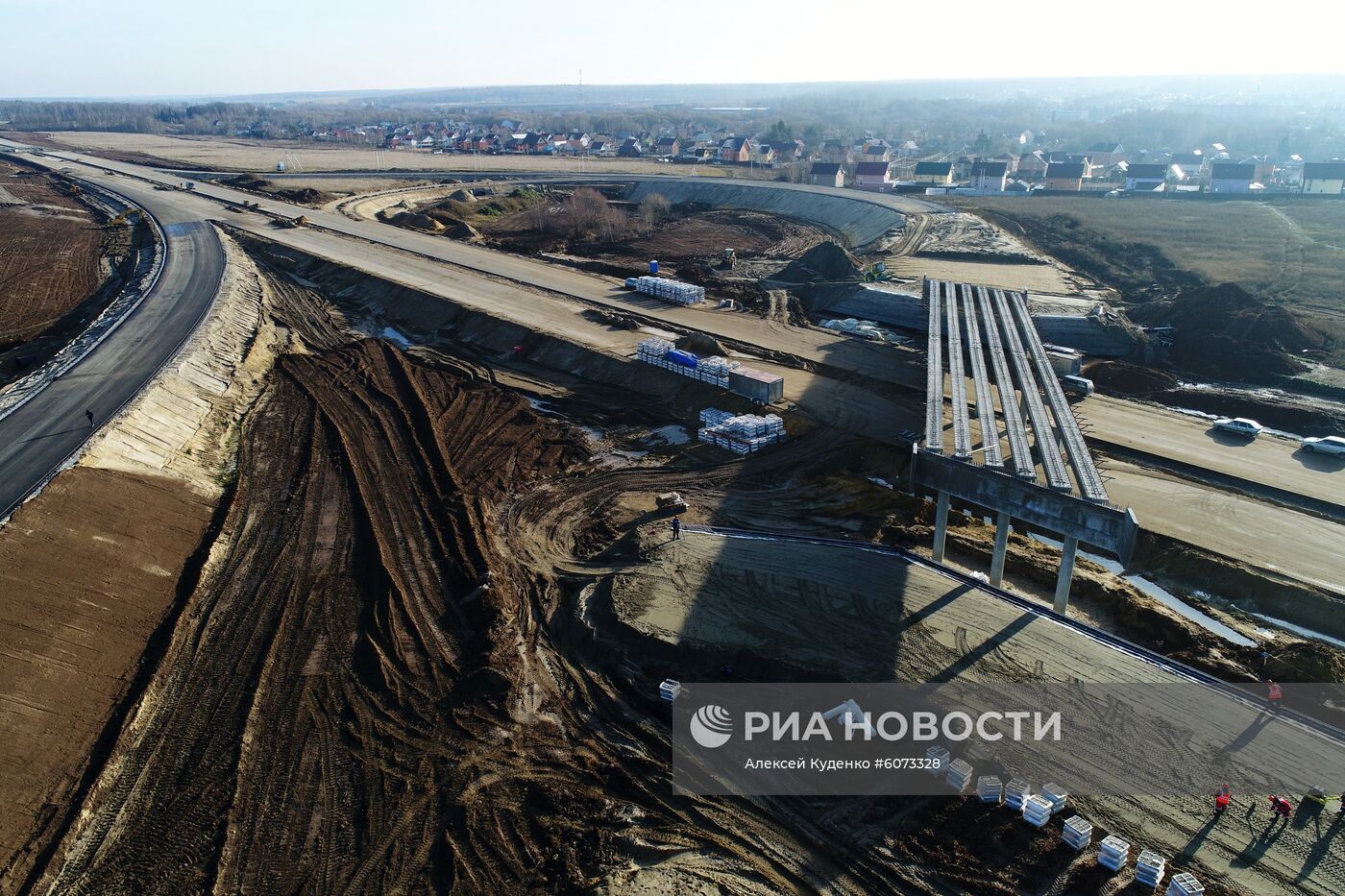 Строительство четвертого пускового комплекса ЦКАД