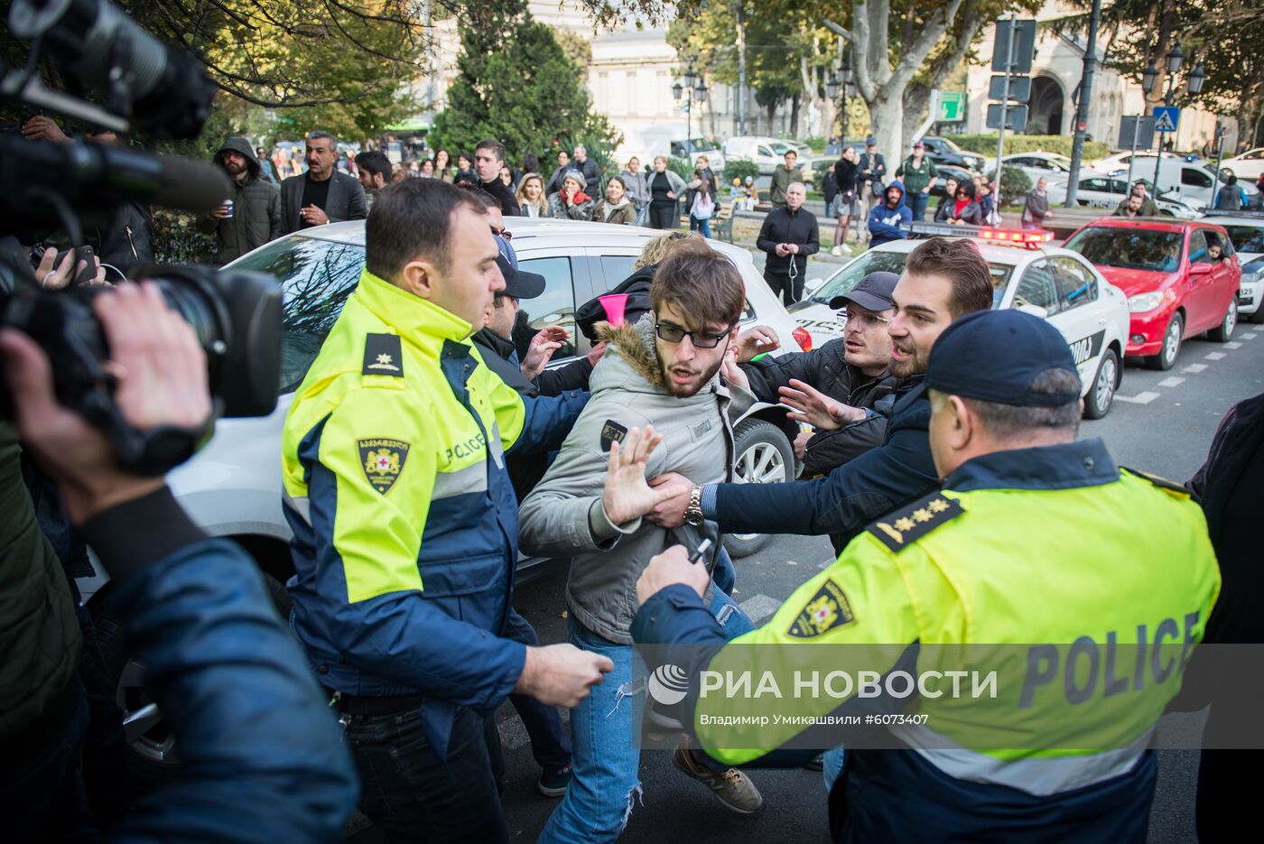 Акция протеста в Тбилиси