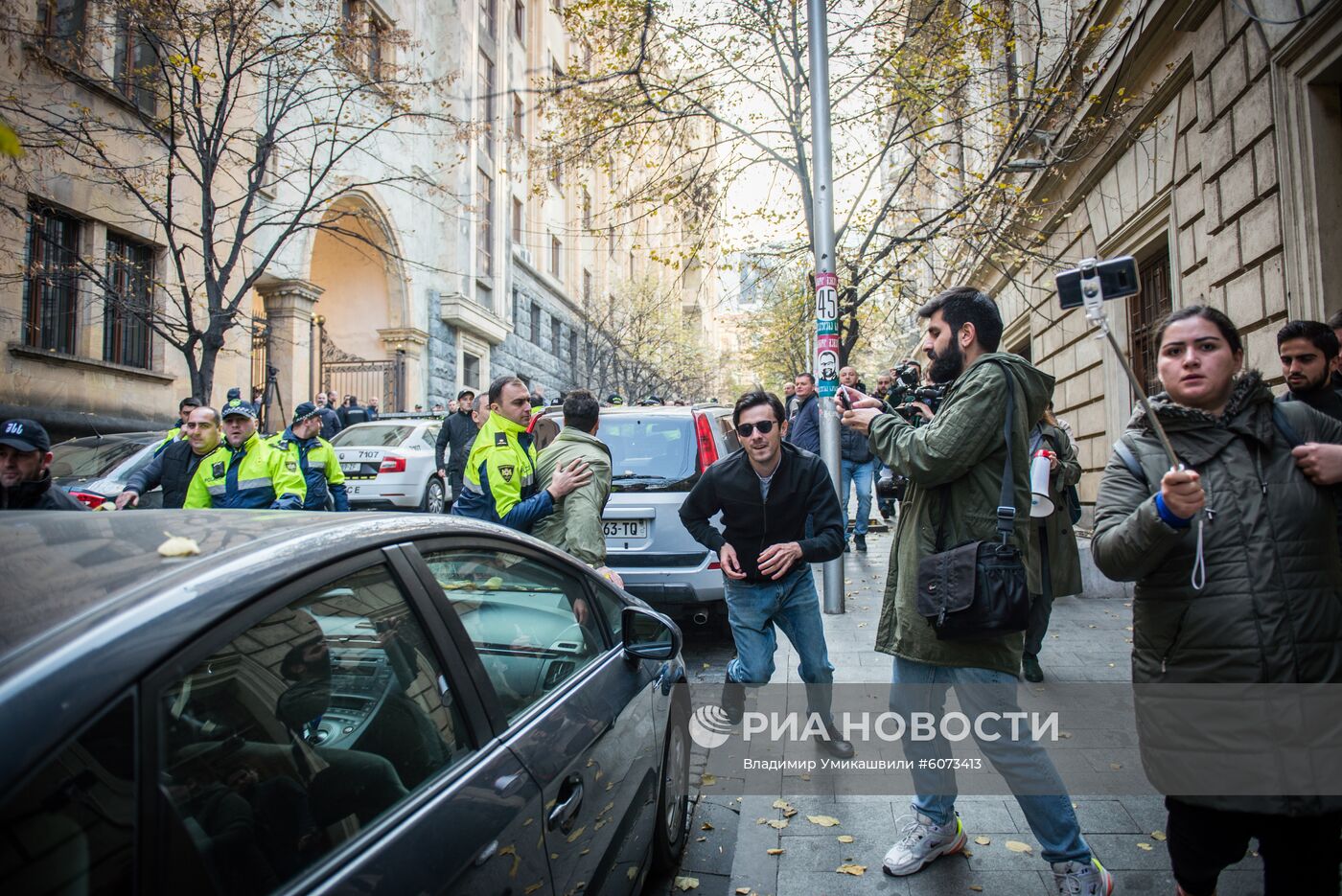 Акция протеста в Тбилиси