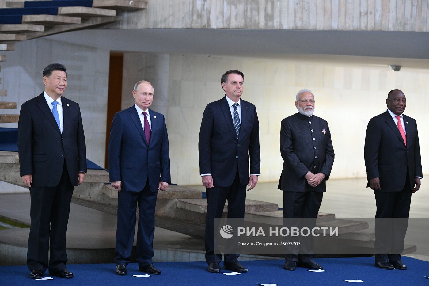 Президент РФ В. Путин на саммите БРИКС в Бразилии