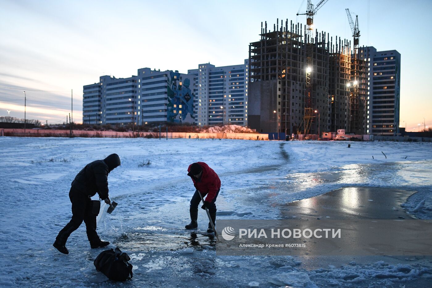 Морозы в Новосибирской области